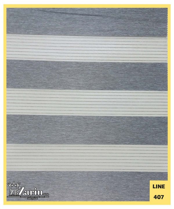 پرده زبرا طرح LINE 407