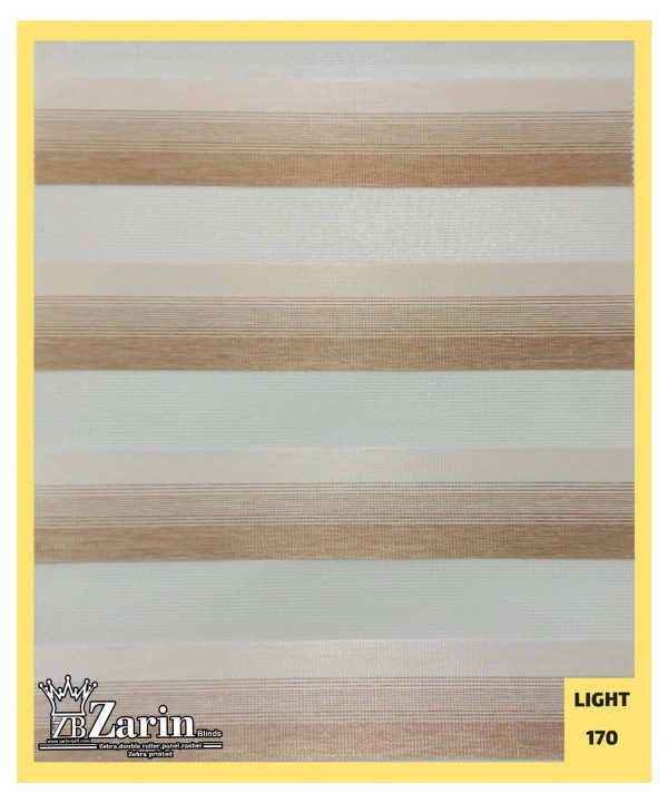 پرده زبرا طرح LIGH 170