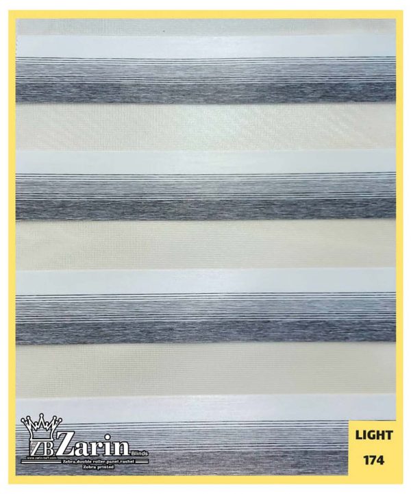 پرده زبرا طرح LIGH 174