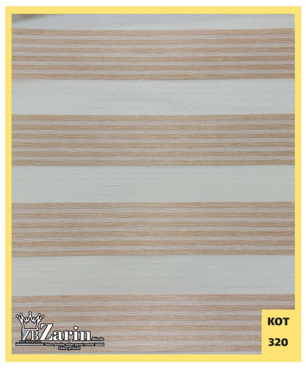 پرده زبرا طرح kOT 320