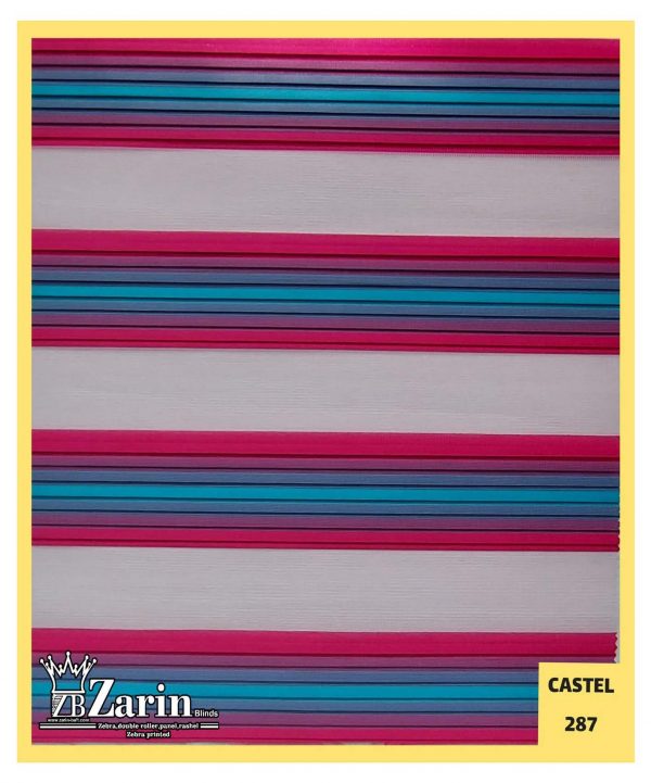 پرده زبرا طرح CASTEL 287