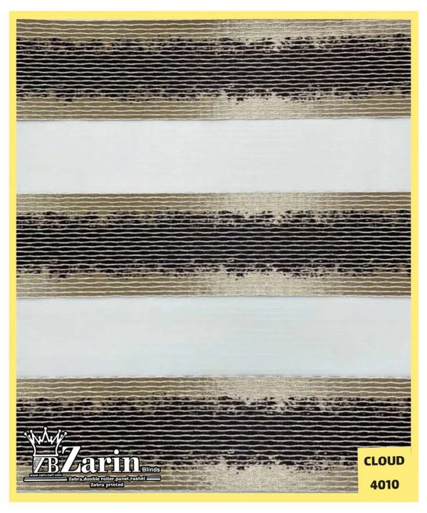 پرده زبرا طرح CLOUD 4010