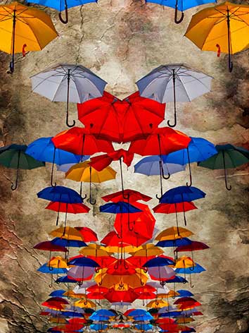 پوستر طرح چتر O7002