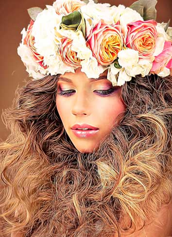 پوستر طرح نقاشی دختر p6002