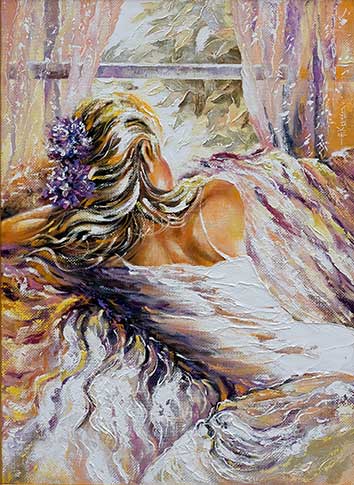 پوستر طرح نقاشی دختر p6040