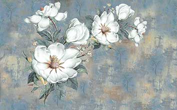 پوستر طرح نقاشی گل p6060