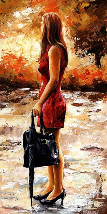 پوستر طرح نقاشی دختر p6066