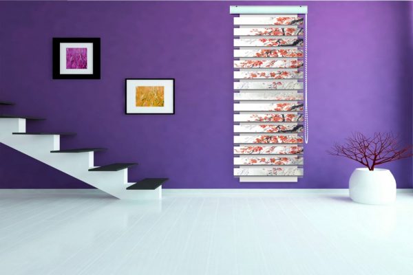 پرده زبرا طرح درخت کد PANEL47