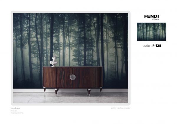 پوستر طرح جنگل F128