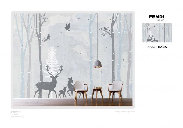 پوستر طرح آهو F186