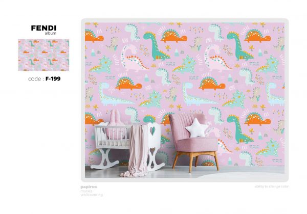 پوستر طرح دایناسور F199