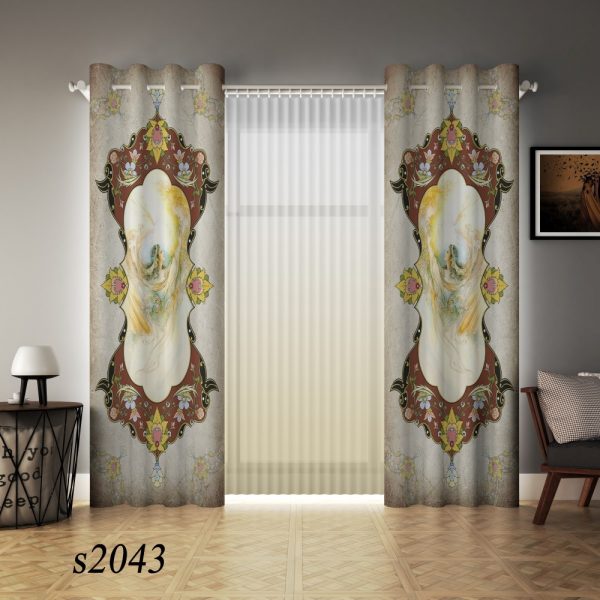 پرده چاپی طرح سنتی S2043