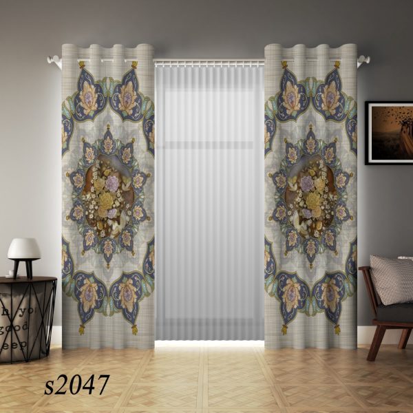 پرده چاپی طرح سنتی S2047