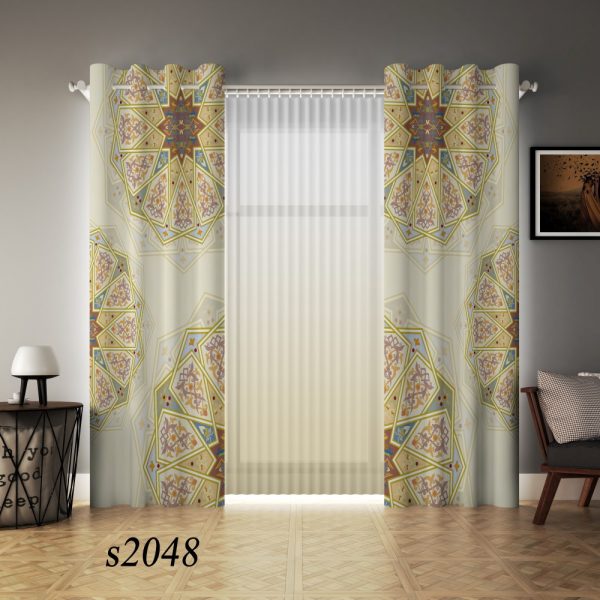 پرده چاپی طرح سنتی S2048