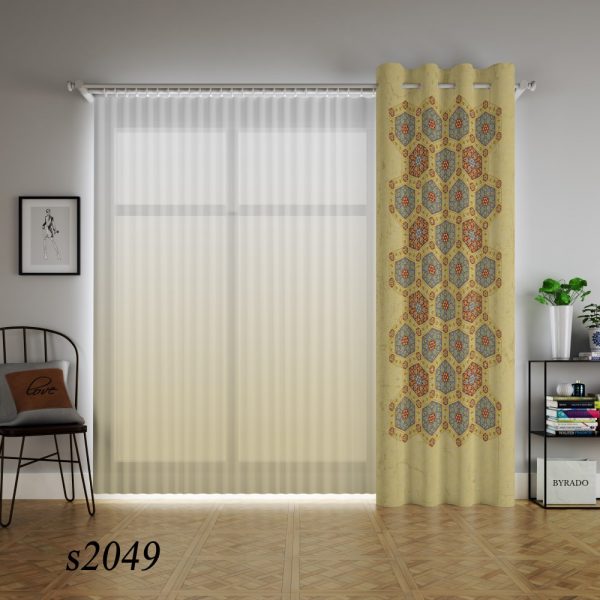 پرده چاپی طرح سنتی S2049