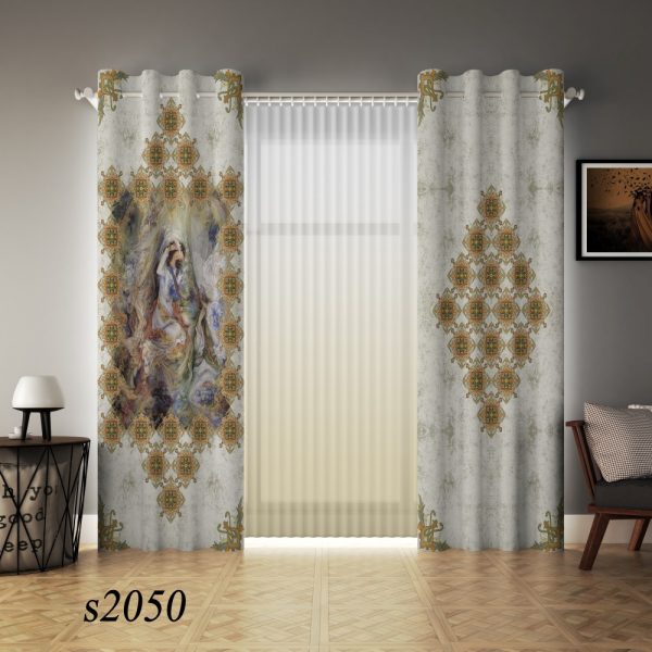 پرده چاپی طرح سنتی S2050