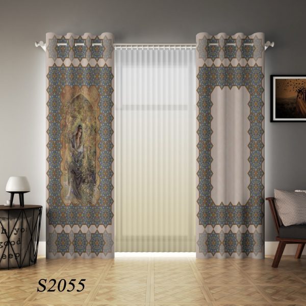 پرده چاپی طرح سنتی S2055