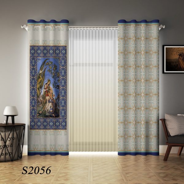 پرده چاپی طرح سنتی S2056