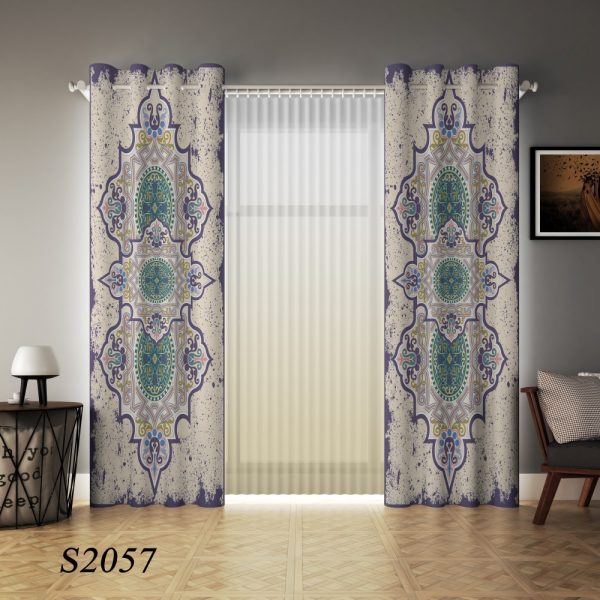 پرده چاپی طرح سنتی S2057