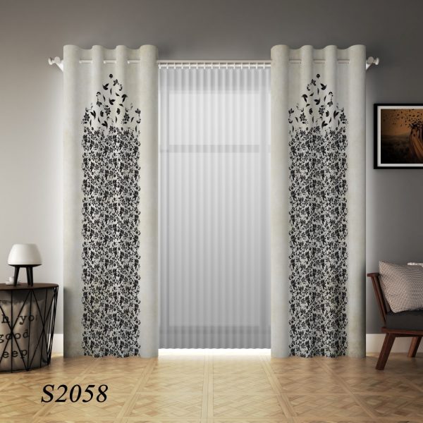 پرده چاپی طرح سنتی S2058