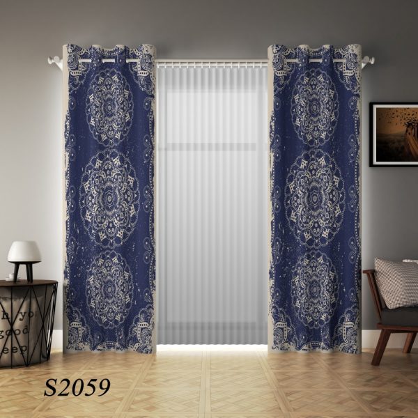 پرده چاپی طرح سنتی S2059