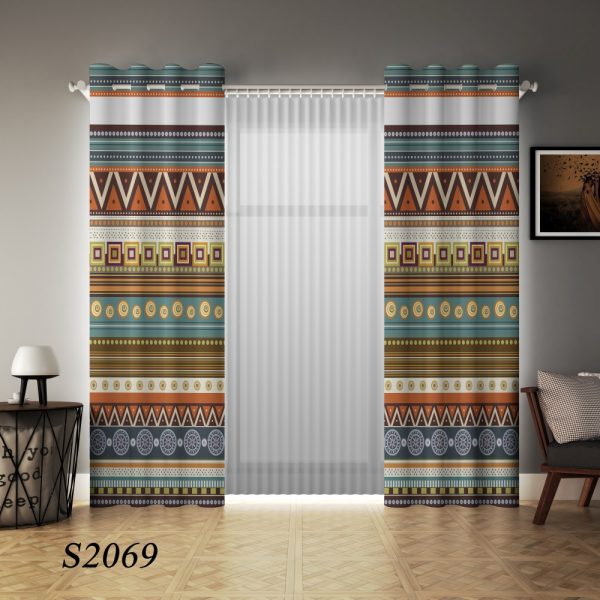 پرده چاپی طرح سنتی S2069