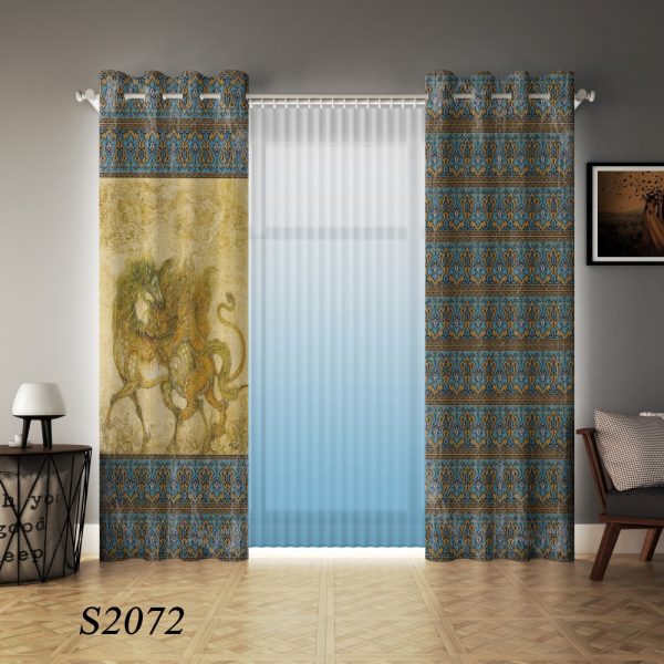 پرده چاپی طرح سنتی S2072