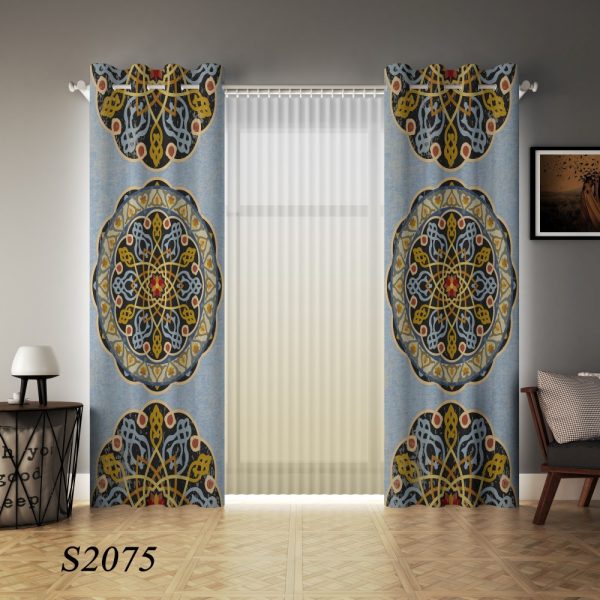 پرده چاپی طرح سنتی S2075