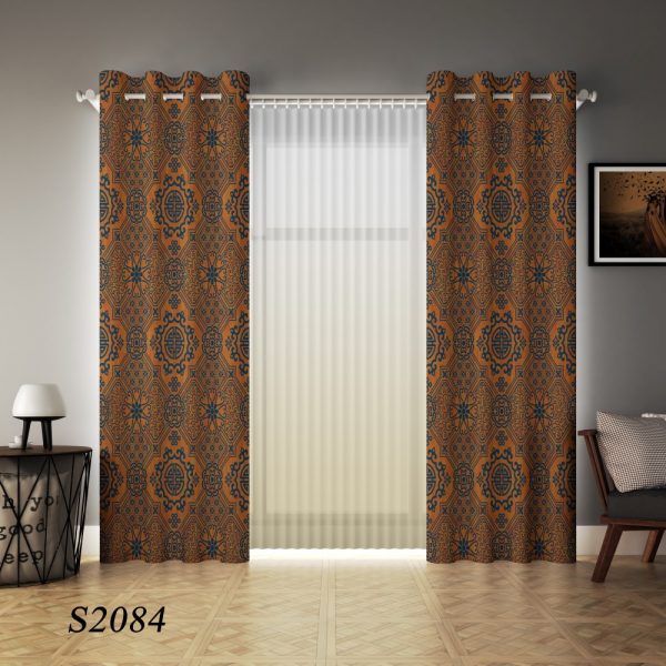 پرده چاپی طرح سنتی S2084