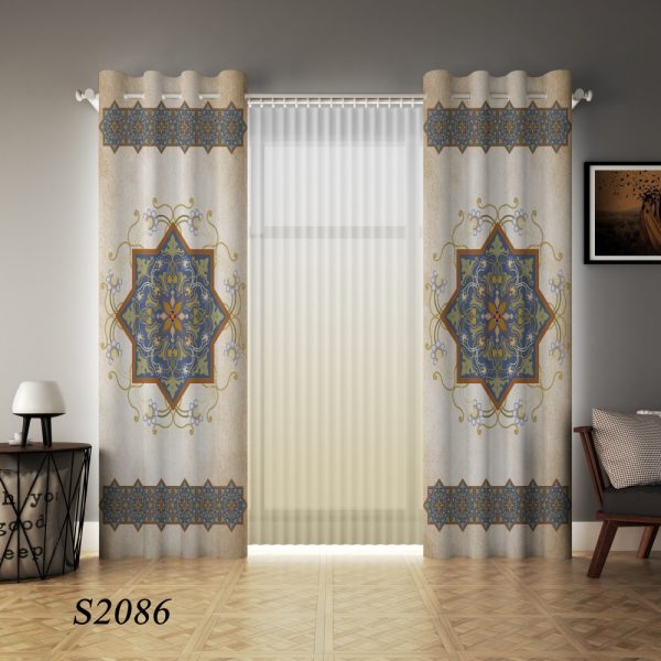 پرده چاپی طرح سنتی S2086