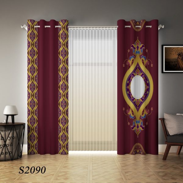 پرده چاپی طرح سنتی S2090