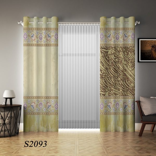 پرده چاپی طرح سنتی S2093