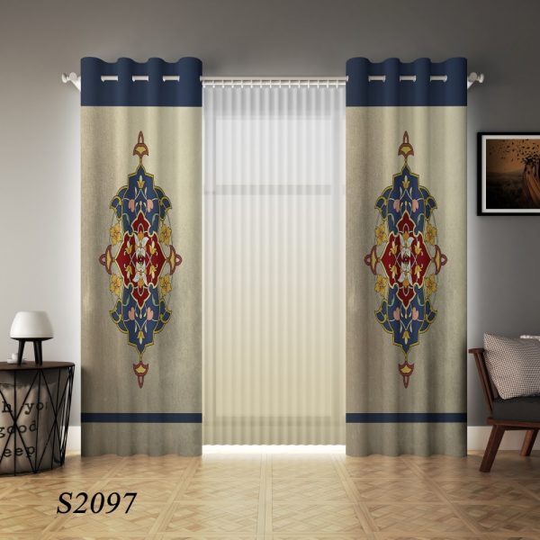 پرده چاپی طرح سنتی S2097