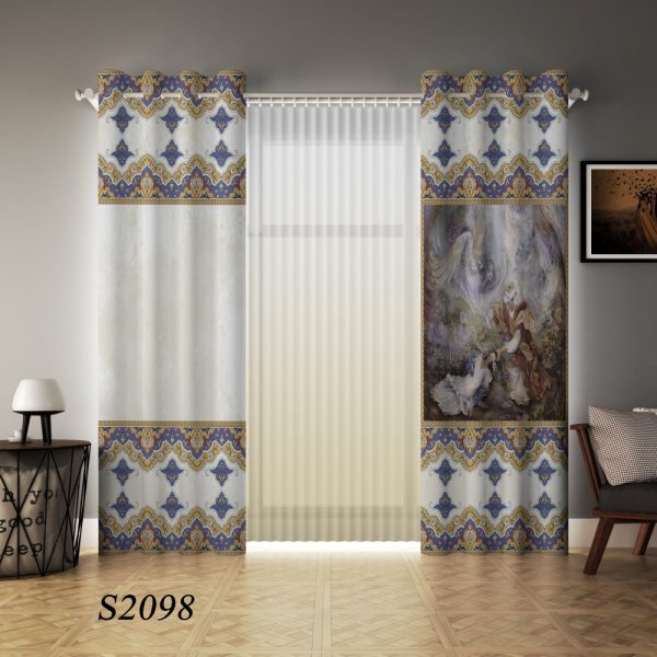 پرده چاپی طرح سنتی S2098