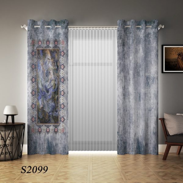 پرده چاپی طرح سنتی S2099