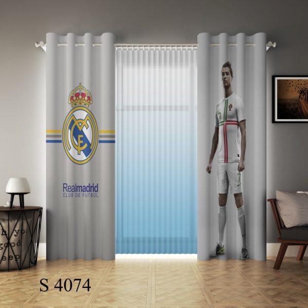 پرده چاپی طرح رئال مادرید S4074