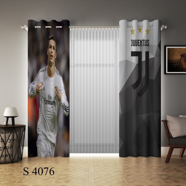 پرده چاپی طرح کریستیانو رونالدو S4076