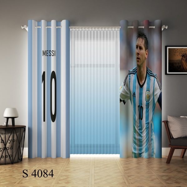 پرده چاپی طرح لیونل مسی S4084