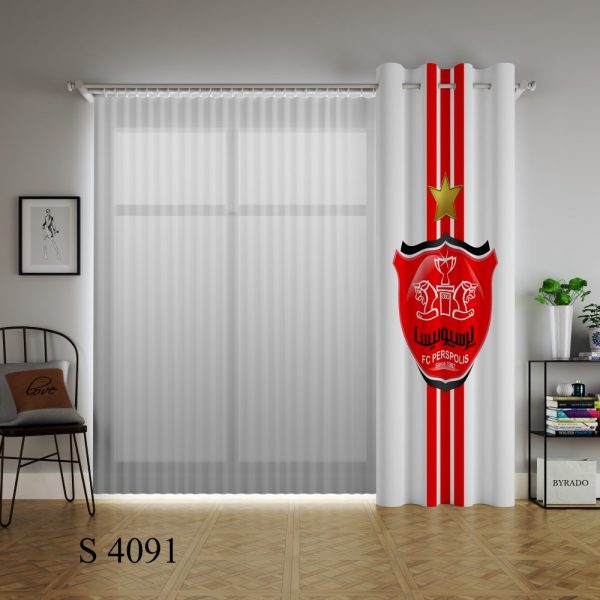 پرده چاپی طرح پرسپولیس S4091