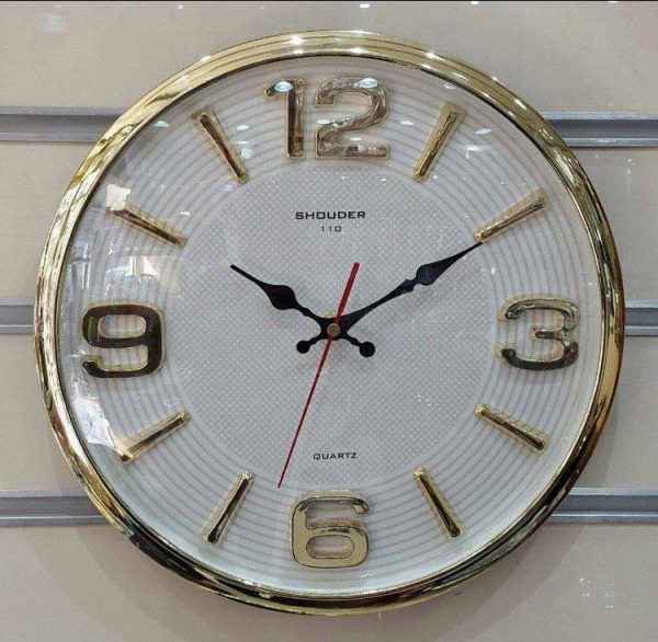 ساعت دیواری شودر 110 آبکاری