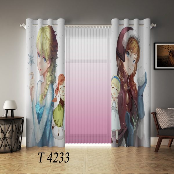 پرده چاپی طرح انیمه T4233