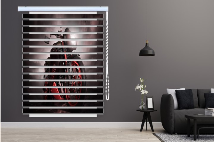 پرده زبرا طرح موتور فانتزی کد VH1