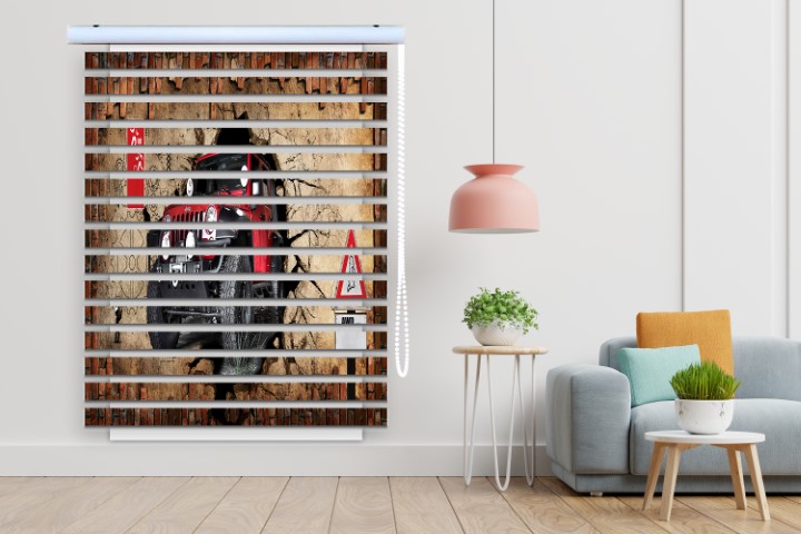 پرده زبرا طرح ماشین فانتزی کد VH2