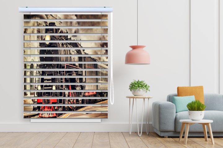 پرده زبرا طرح قطار فانتزی کد VH3