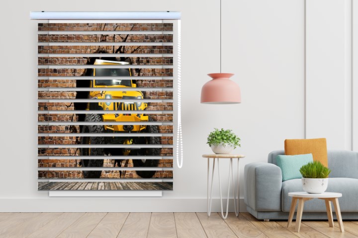 پرده زبرا طرح ماشین فانتزی کد VH5