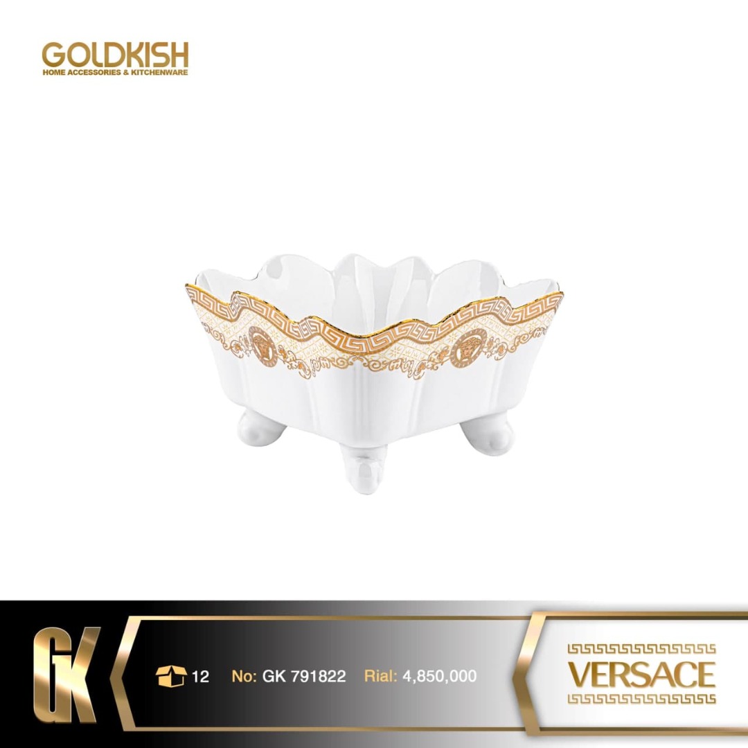میوه خوری مربع طرح Versace مدل GK791822