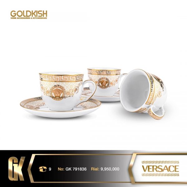 ست چایی خوری طرح Versace مدل GK791836