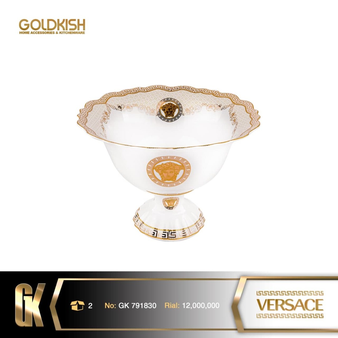 میوه خوری پایه دار طرح Versace مدل GK791830
