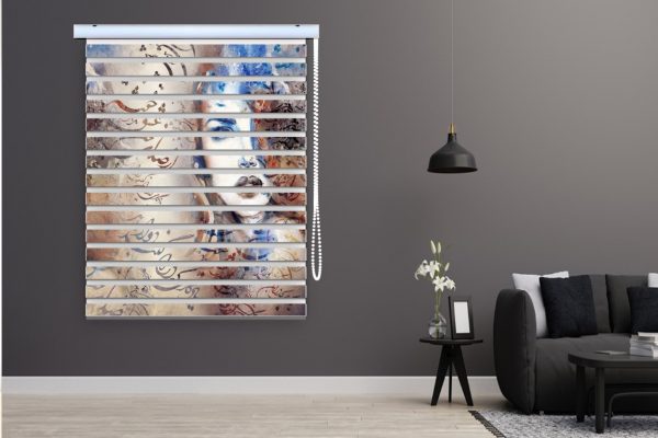 پرده زبرا طرح خانم کد Woman4003