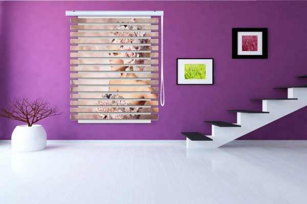 پرده زبرا طرح خانم کد Woman4010